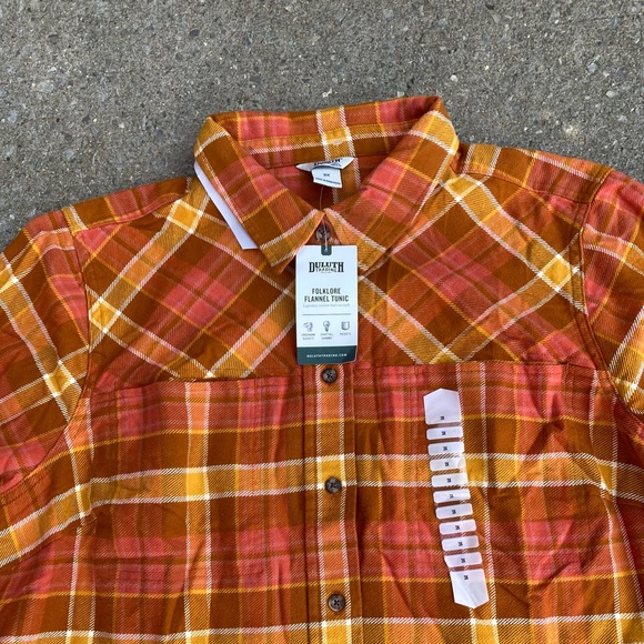 Duluth Woman’s Plus Folklore Flannel Tunic 3XL - Picture 5 of 16